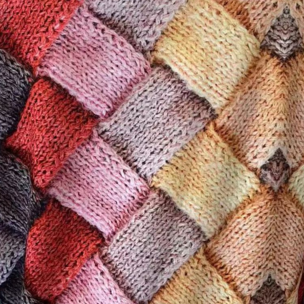 Elodie | Dames wintertrui met geometrisch motief