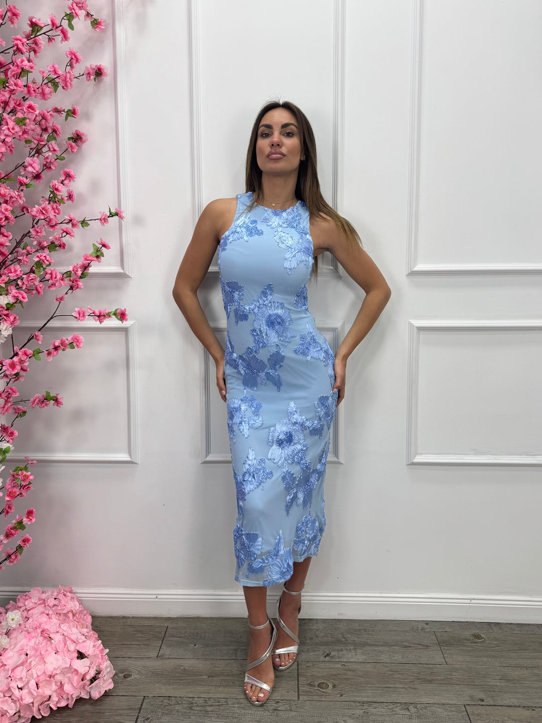 YunaWear | Chique Avondjurk in Bloemenprint