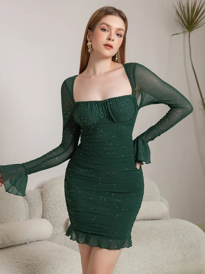 YunaWear | Lucy Mesh Mini-Jurk