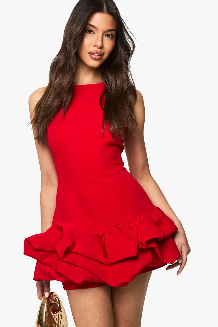 YunaWear | Nira Ruffle Mini-Jurk