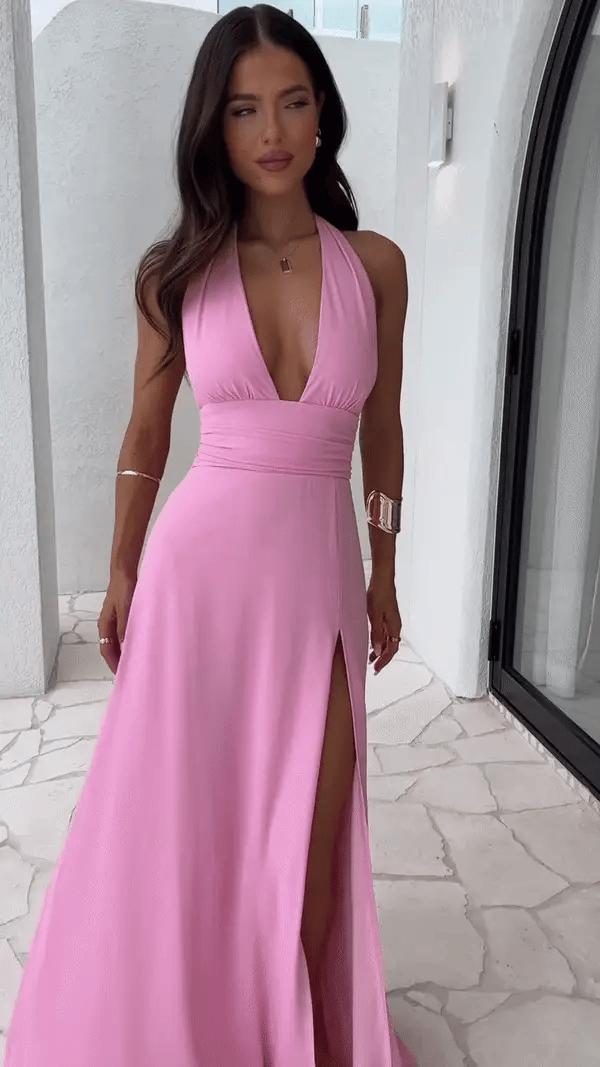 YunaWear | Auréla Maxi Jurk met Elegante Split