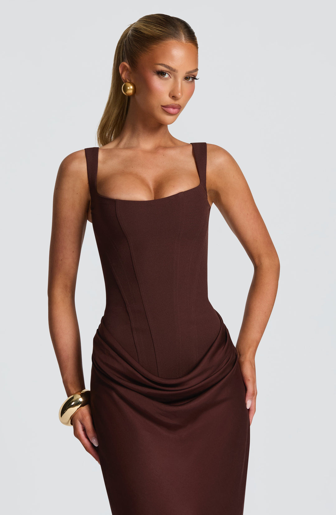 YunaWear | Indy Bodycon Maxi-Jurk