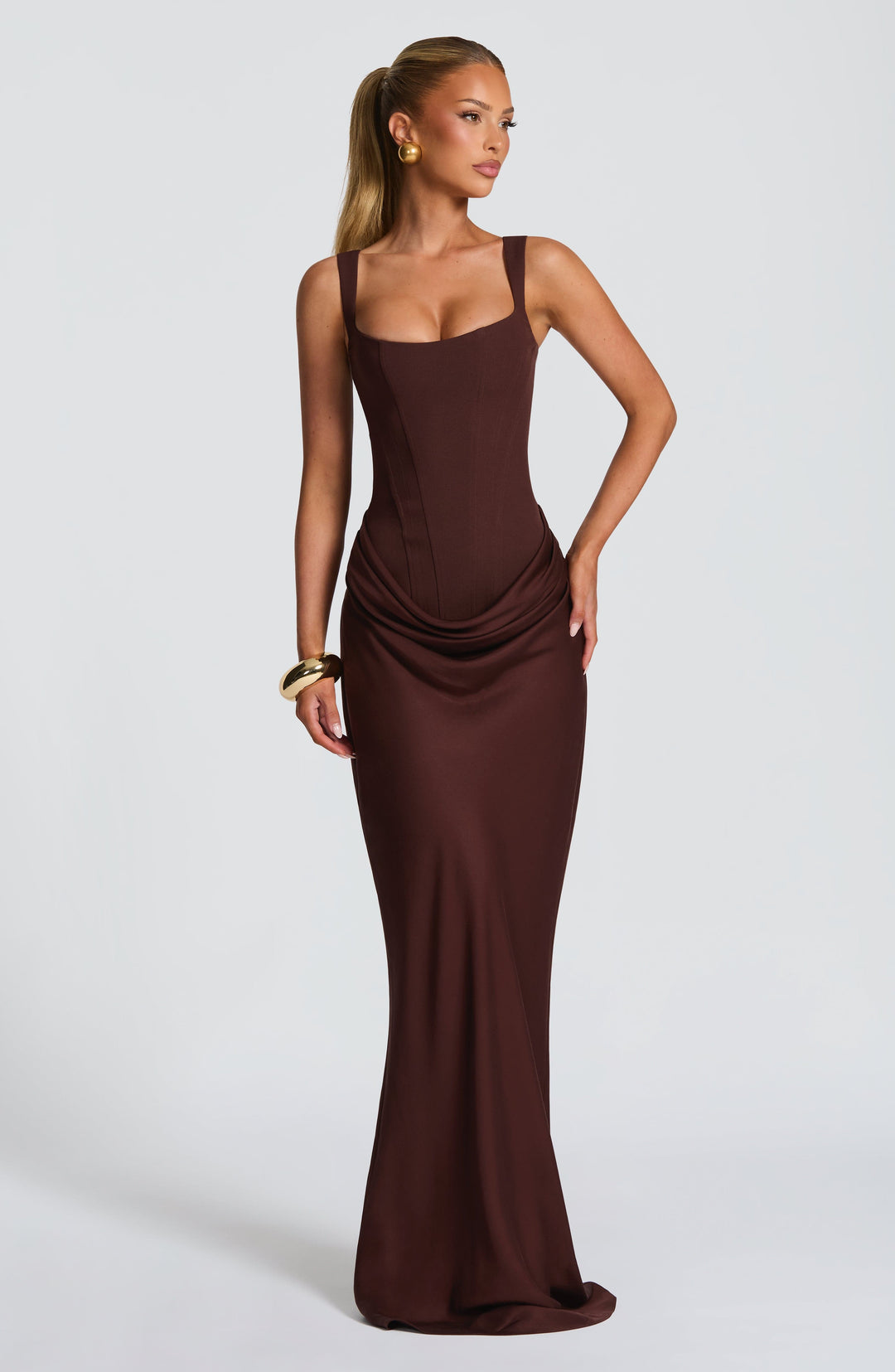 YunaWear | Indy Bodycon Maxi-Jurk